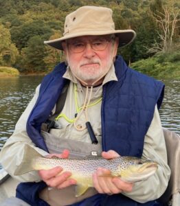 JIm with another dry fly fish yesterday